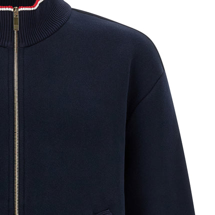 Thom Browne Blue Cotton Sweatshirt