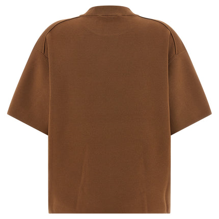 Max Mara Brown Viscose Cardigan