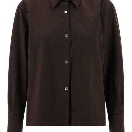 THELATEST Brown Polyester Blouse