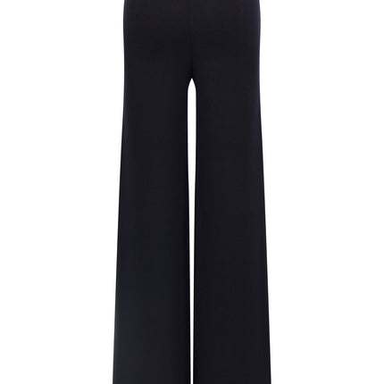 Max Mara Blue Viscose Casual Pants