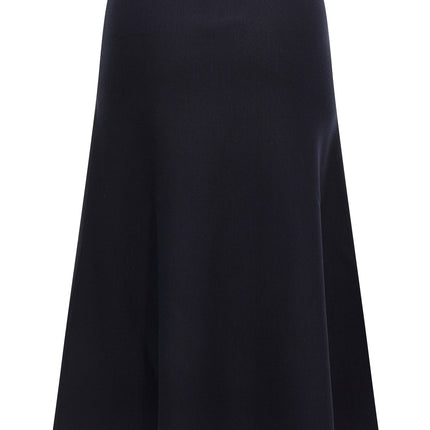 Max Mara Blue Viscose Midi Skirt