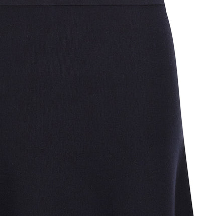 Max Mara Blue Viscose Midi Skirt