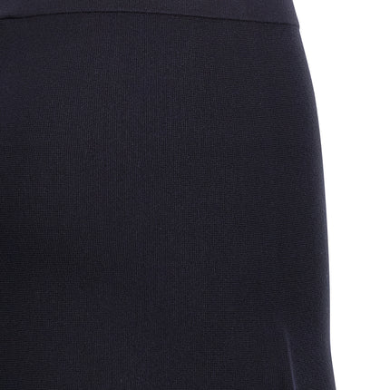 Max Mara Blue Viscose Midi Skirt