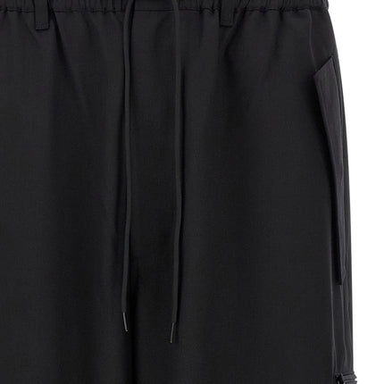 Y-3 Black Polyester Casual Pants