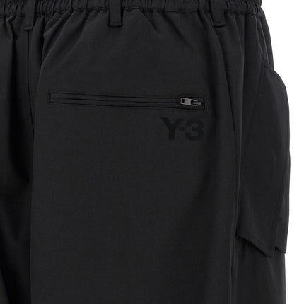 Y-3 Black Polyester Casual Pants