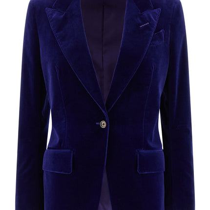 Tom Ford Blue Cotton Blazer