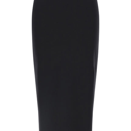 Off-White Black Polyamide Midi Skirt