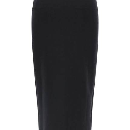 Off-White Black Polyamide Midi Skirt