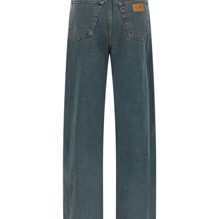 MM6 Maison Margiela Blue Cotton Jeans Denim