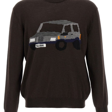 Magliano Brown Wool Cardigan