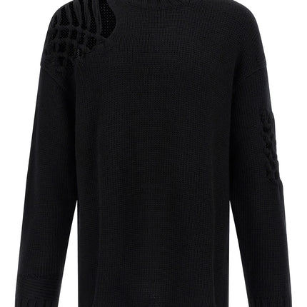 Yohji Yamamoto Black Wool Cardigan