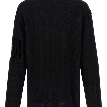 Yohji Yamamoto Black Wool Cardigan