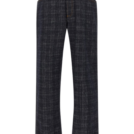 Burberry Blue Cotton Straight-Leg Jeans