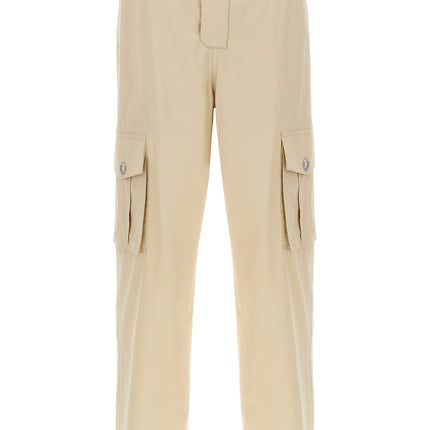 Balmain Beige Cotton Cargo Pants