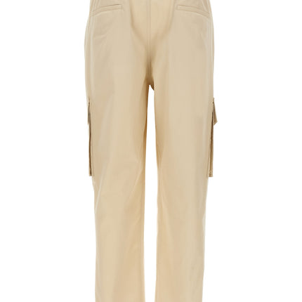 Balmain Beige Cotton Cargo Pants