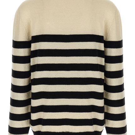 Balmain Bicolor Wool Cardigan