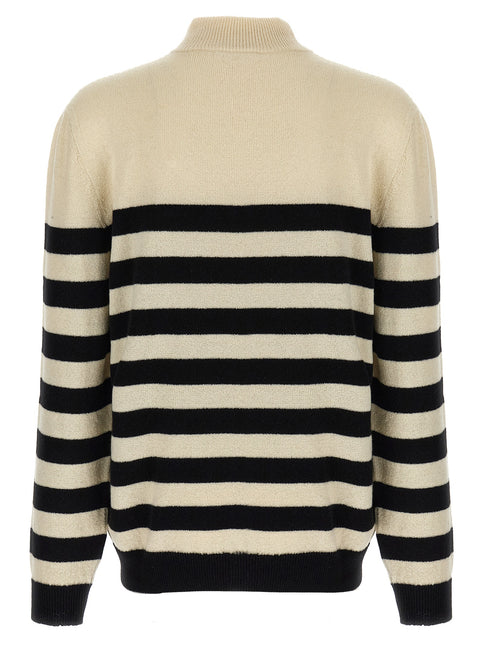 Balmain Bicolor Wool Cardigan