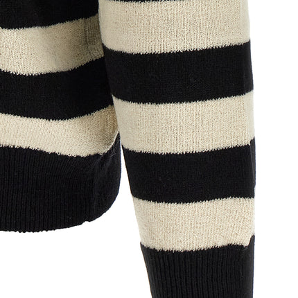 Balmain Bicolor Wool Cardigan