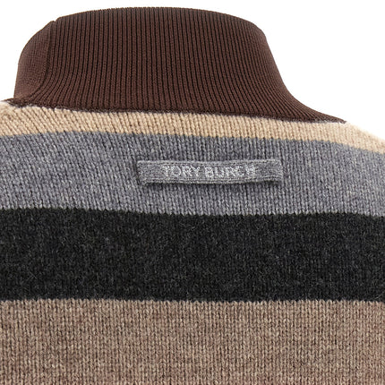 Tory Burch Multicolor Wool Cardigan