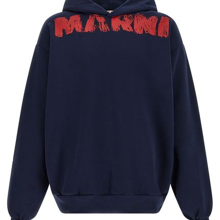 Marni Blue Cotton Sweatshirt
