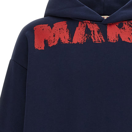 Marni Blue Cotton Sweatshirt