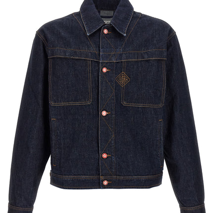 Casablanca Blue Cotton Denim Jacket