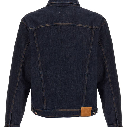 Casablanca Blue Cotton Denim Jacket