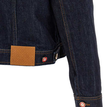 Casablanca Blue Cotton Denim Jacket