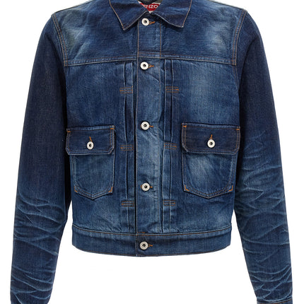 Kenzo Blue Cotton Denim Jacket