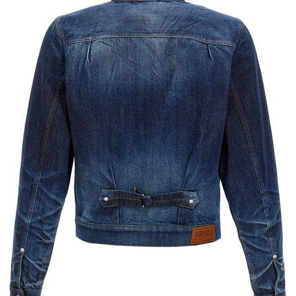 Kenzo Blue Cotton Denim Jacket