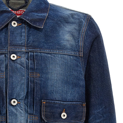 Kenzo Blue Cotton Denim Jacket