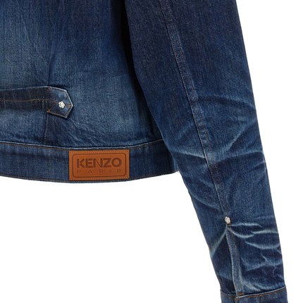 Kenzo Blue Cotton Denim Jacket