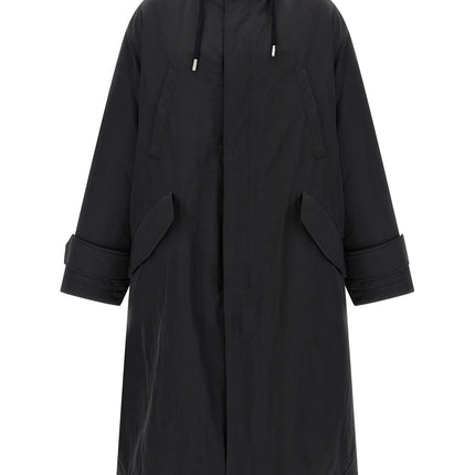 Ami Paris Gray Polyamide Parka