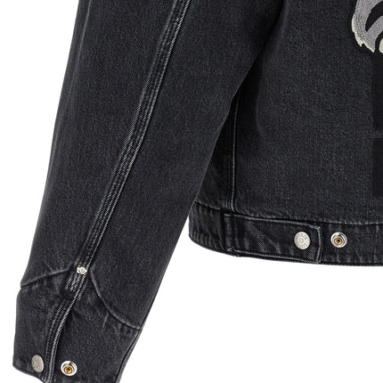Kenzo Black Cotton Denim Jacket