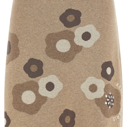 Kenzo Beige Wool Long Skirt