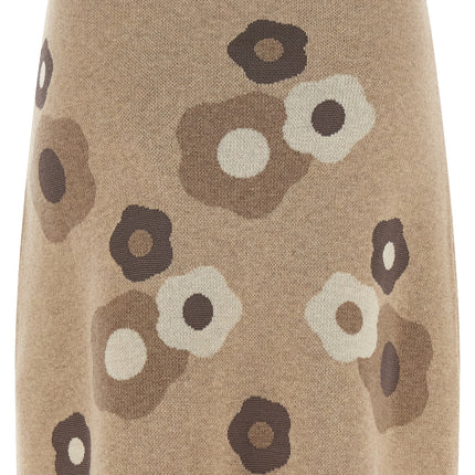 Kenzo Beige Wool Long Skirt