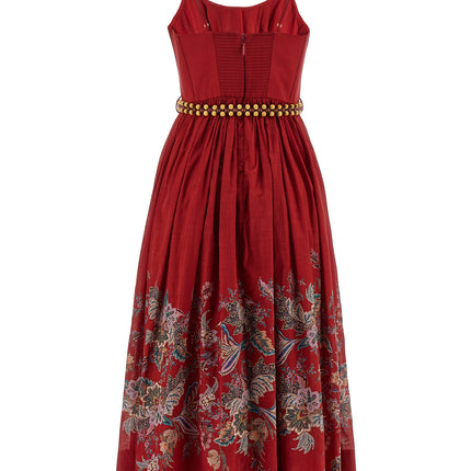 Zimmermann Multicolor Cotton Midi Dress