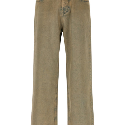 Amiri Beige Cotton Straight-Leg Jeans