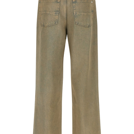 Amiri Beige Cotton Straight-Leg Jeans