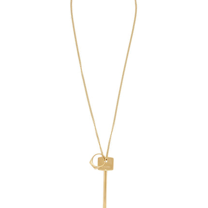 Paco Rabanne Gold Brass Necklace