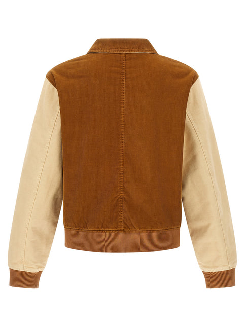 WALES BONNER Brown Cotton Bomber