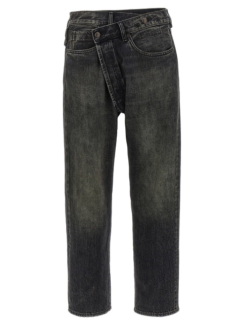 R13 Black Cotton Jeans Denim