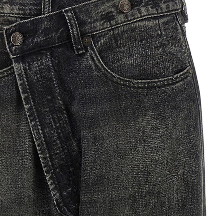 R13 Black Cotton Jeans Denim