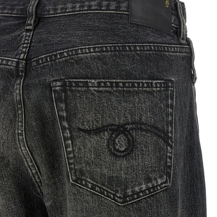R13 Black Cotton Jeans Denim