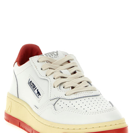 Autry Multicolor Goatskin Low Top Sneakers