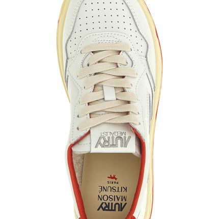 Autry Multicolor Goatskin Low Top Sneakers