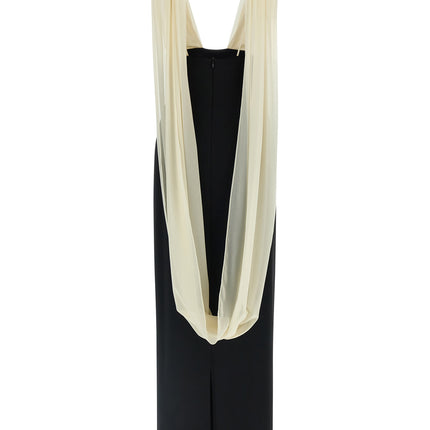 Armarium Bicolor Virgin Wool Long Dress