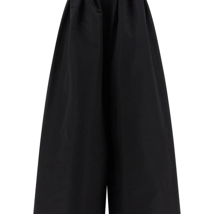 Carolina Herrera Black Silk Casual Pants