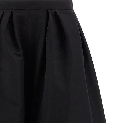 Carolina Herrera Black Silk Casual Pants