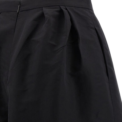 Carolina Herrera Black Silk Casual Pants